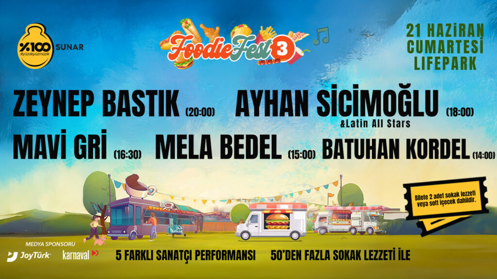 Yüzdeyüz Müzik Sunar: Foodiefest 3