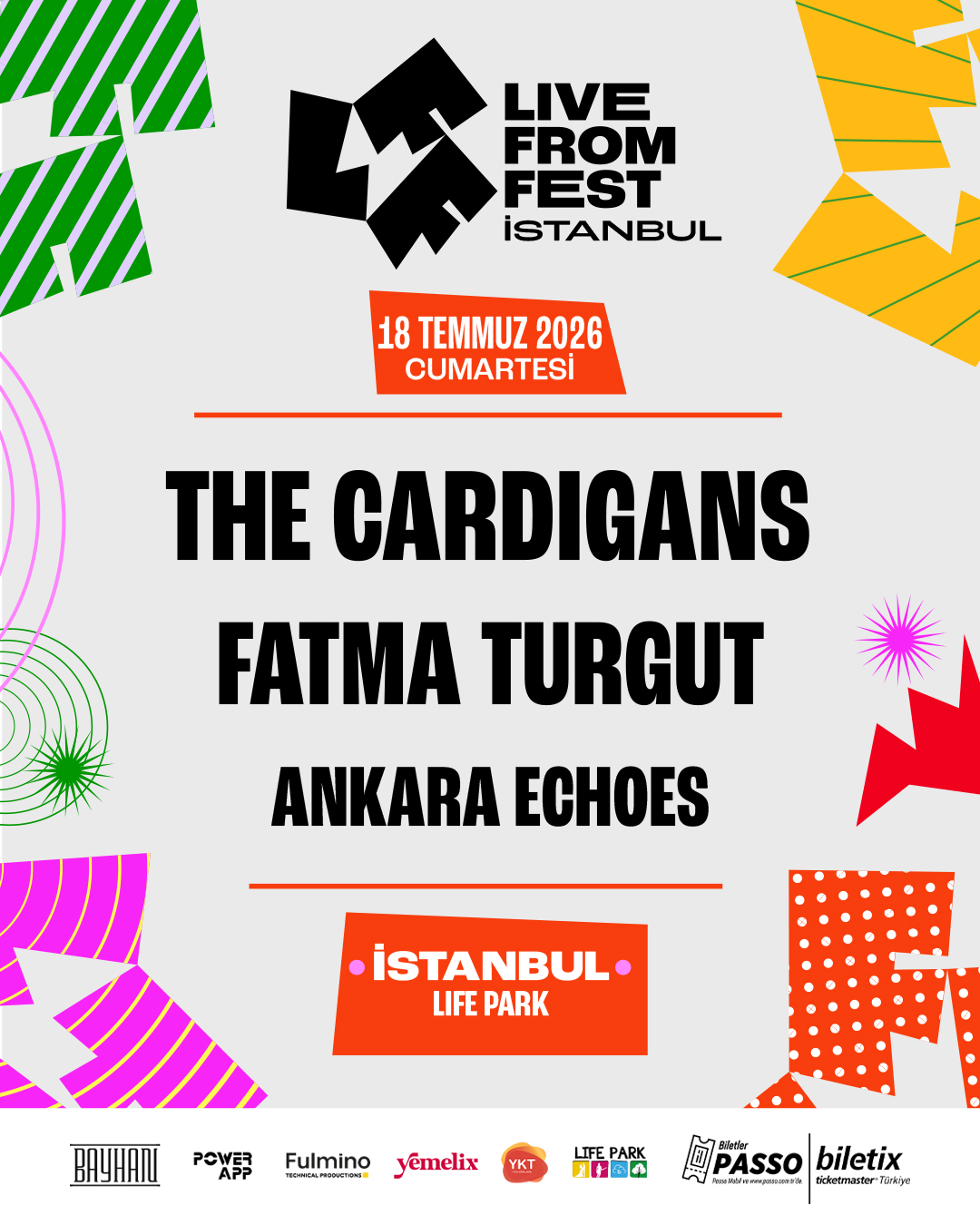 LFF The Cardigans, Fatma Turgut, Ankara Echoes