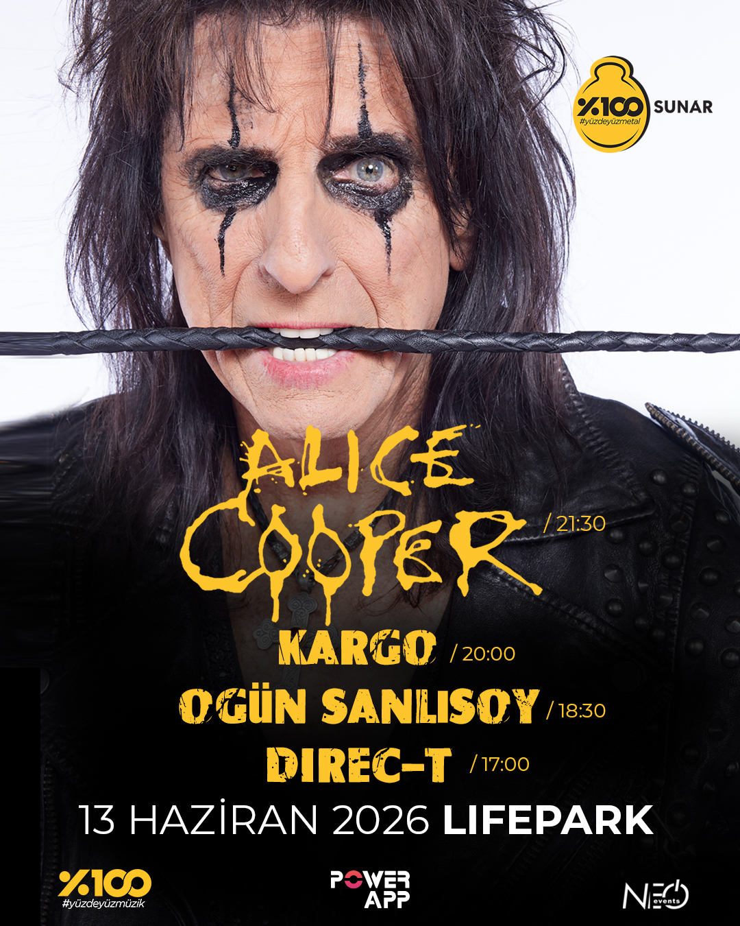 Yüzdeyüz Metal Sunar: Alice Cooper