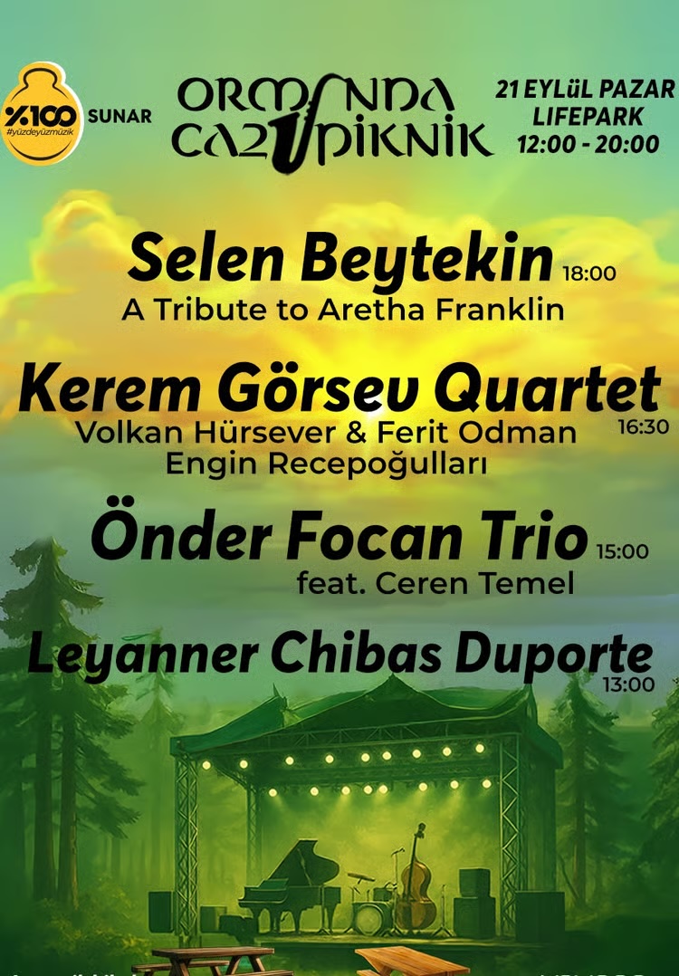 %100 Müzik Sunar: Ormanda Caz ve Piknik 4