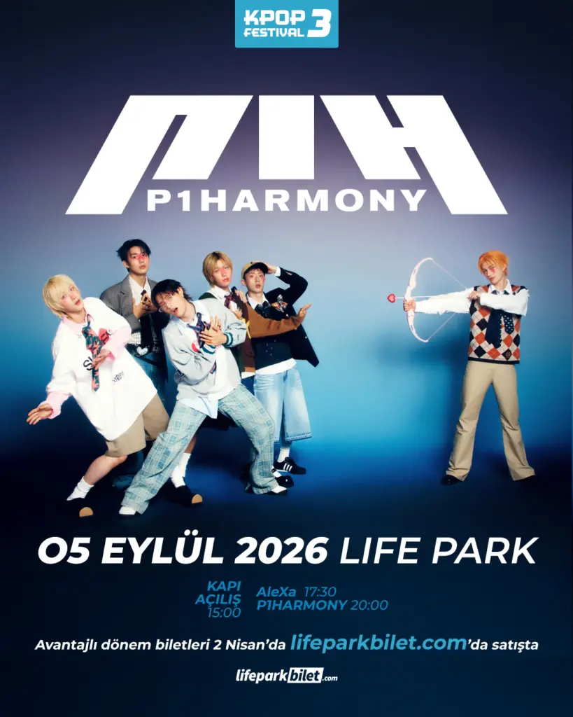 K-Pop Festivali 3:  P1Harmony – AleXa – Lifepark İstanbul etkinlik afişi